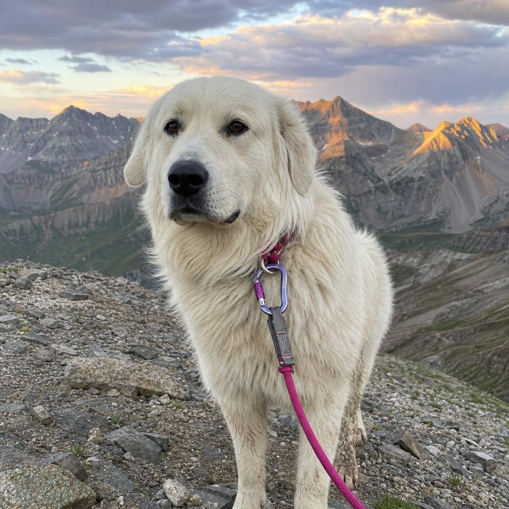 Owner photo of a large dog on a ROVR leash in San Juans, CO