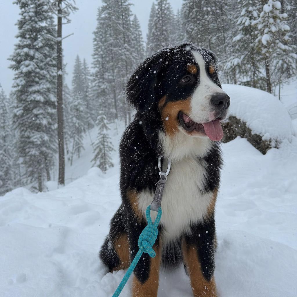 Owner photo of a large dog on a ROVR leash in Whitefish, MT